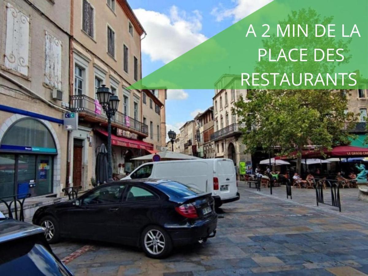 Le Cathare-Limoux-Wifi-Parking Free-Oc-Keys Apartment Ngoại thất bức ảnh