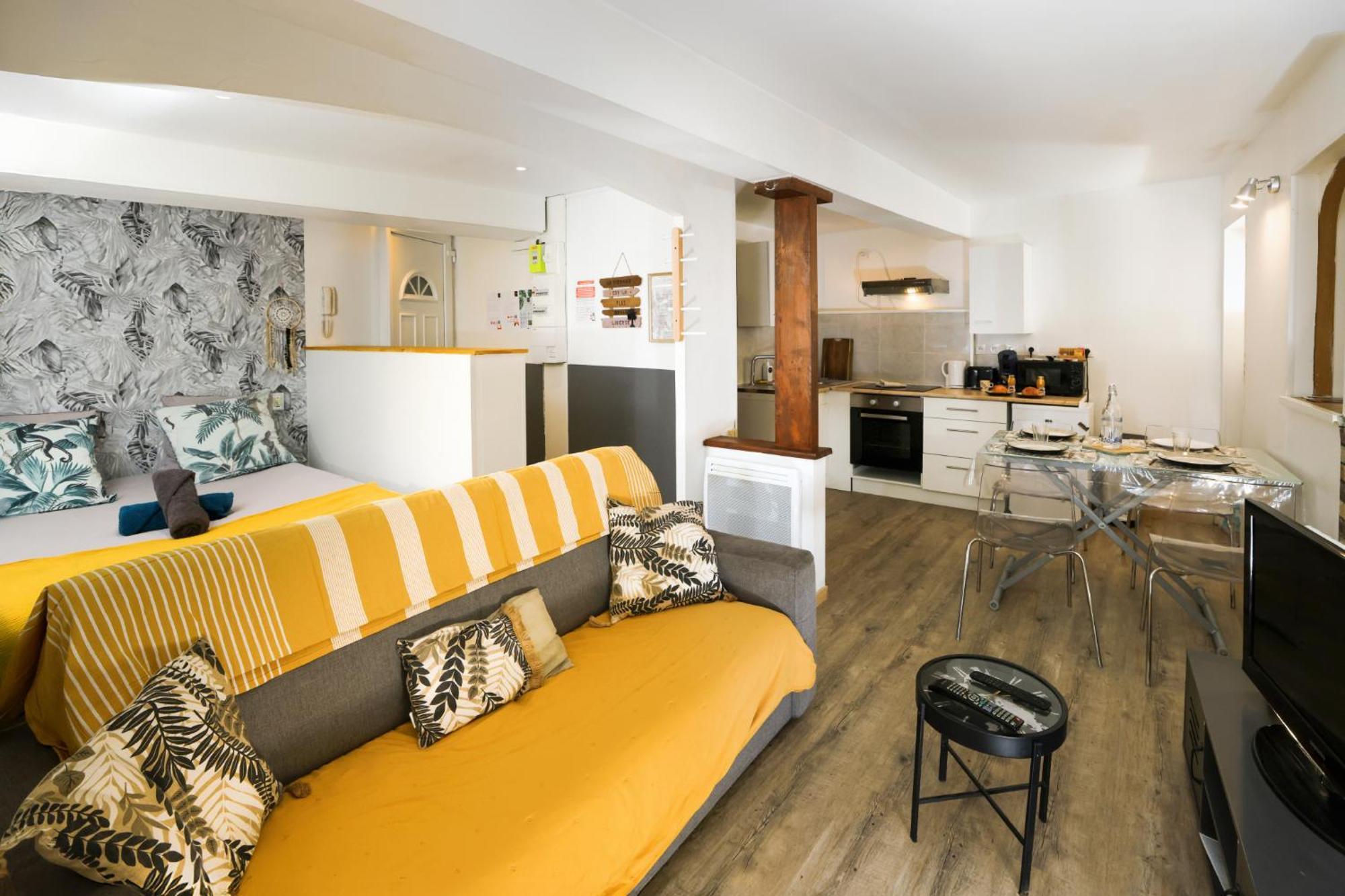 Le Cathare-Limoux-Wifi-Parking Free-Oc-Keys Apartment Ngoại thất bức ảnh